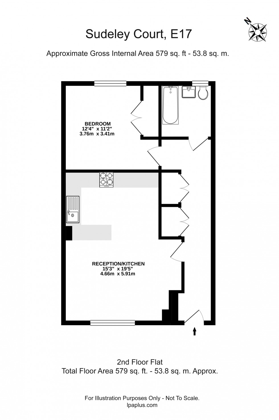Floorplan for Broughton Place, London